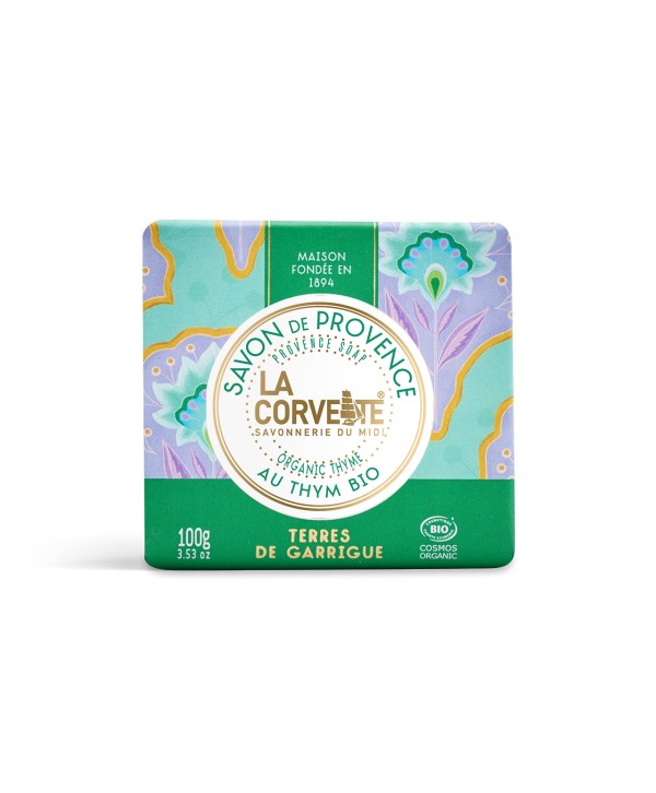 La Corvette Organic Thyme Soap 100g - Mediterranean Collection