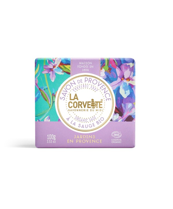 La Corvette Organic Sage Soap 100g - Mediterranean Collection