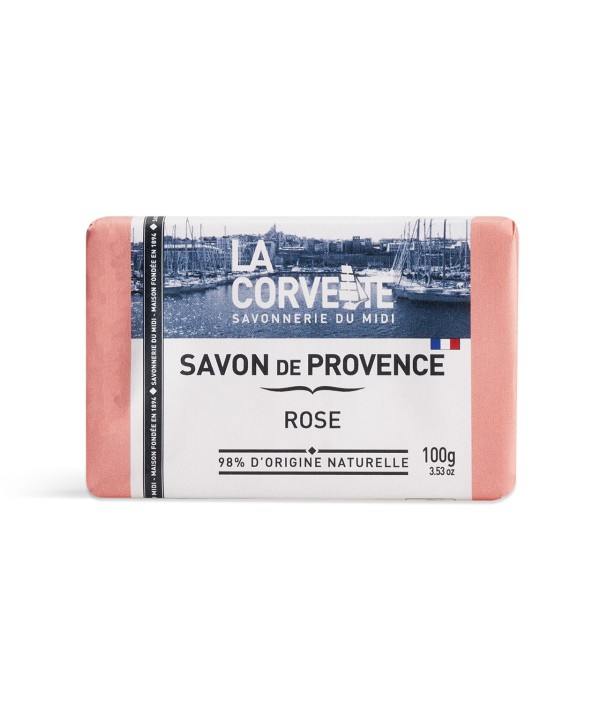 La Corvette Natural Rose Soap 100g - Softness and Nature's Fragrance