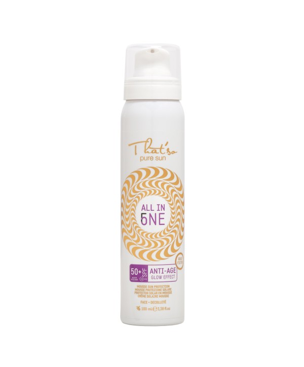 Anti-Aging Sun Protection Spray SPF 50+ & Soothing After-Sun Face Foam with Hyaluronic Acid