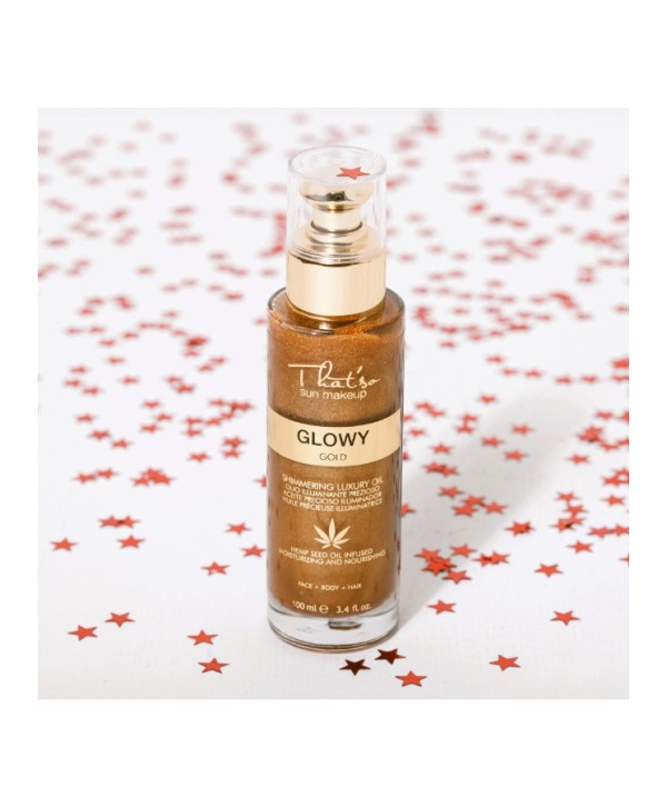 GLOWY GOLD Tanning Oil - Instant Hydration, Nourishment & Body Glow