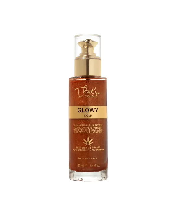 GLOWY GOLD Tanning Oil - Instant Hydration, Nourishment & Body Glow