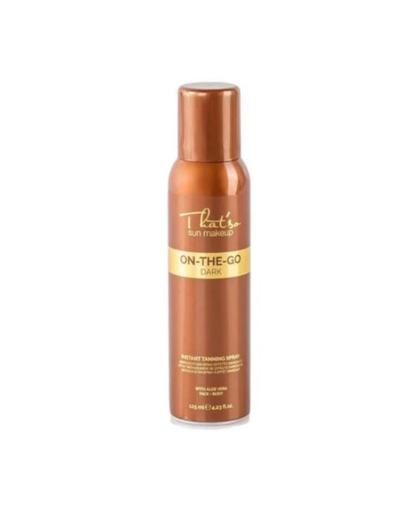 ON THE GO DARK Instant Face Tanning Spray - Quick Dark Tan for a Radiant Glow