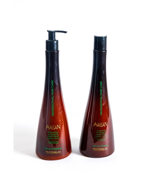 Argan Oil-Infused Nourishing Shampoo for Dry and Damaged Hair - Smoothness and Hydration for Radiant Hair, 500 ml