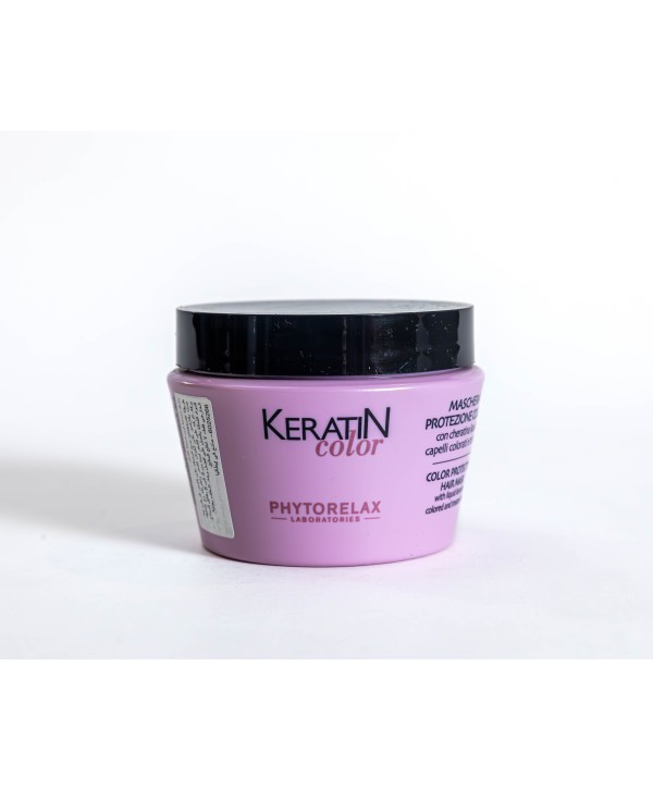 Keratin Oil Bath Mask for Colored Hair - Color Protection & Long-Lasting Shine, 250 ml