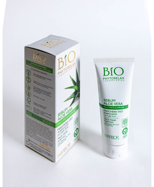 Aloe Purifying Face Mask for Natural Glow and Radiance - 75 ml