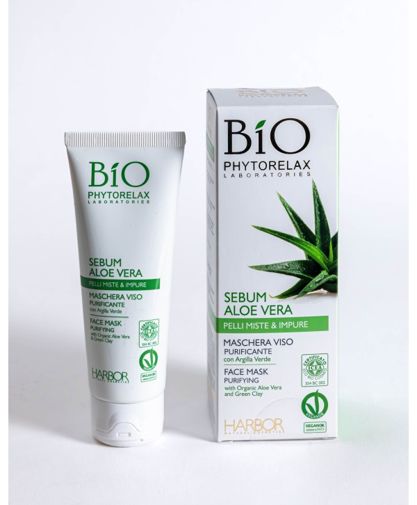 Aloe Purifying Face Mask for Natural Glow and Radiance - 75 ml