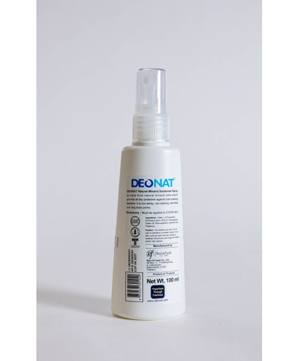 Deonat Natural Deodorant Spray - 100ml | Long-Lasting Natural Protection