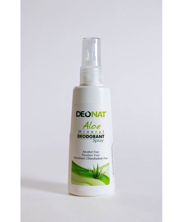 Deonat Aloe Vera Natural Deodorant Spray - 100ml | Long-Lasting, Soothing Natural Protection