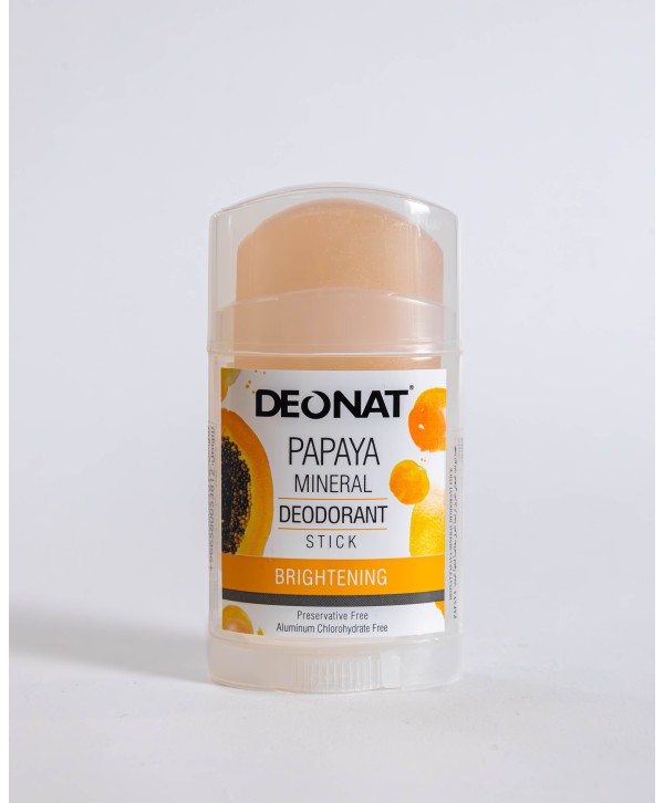 Deonat Papaya Natural Deodorant - 100g | Long-Lasting Natural Protection with Papaya Extract