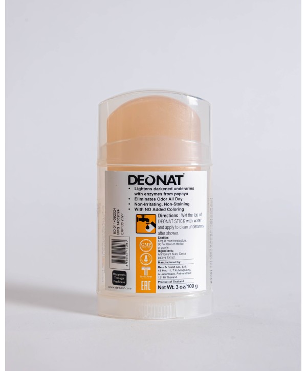 Deonat Papaya Natural Deodorant - 100g | Long-Lasting Natural Protection with Papaya Extract