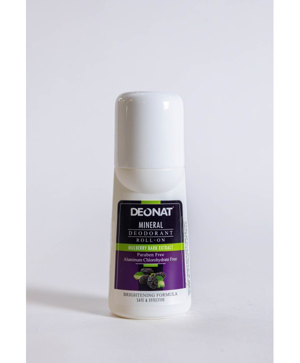 Natural Deodorant with Alum and Cranberry - Roll-On 65ml | Refreshing, All-Day Natural Protection