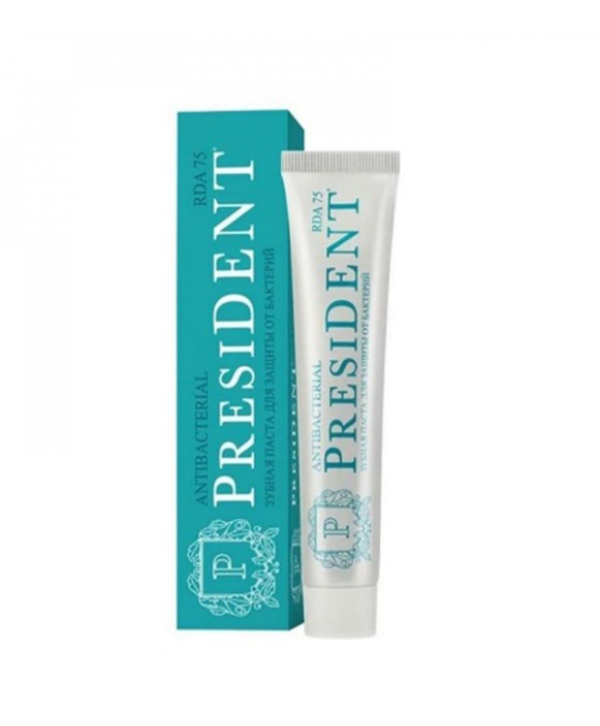 President Antibacterial Toothpaste 50ml - Effective Oral Protection