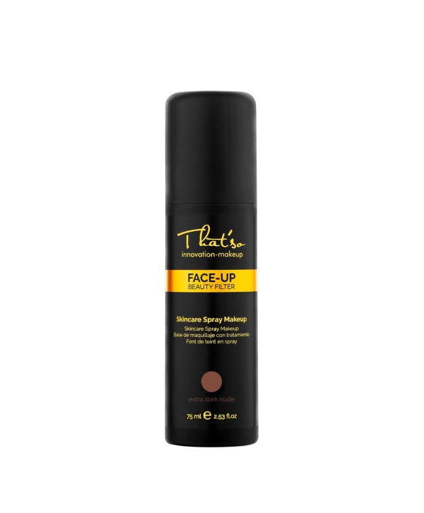 FACE UP Extra Dark Foundation Spray - Achieve an Ultra-Dark Bronze Tan