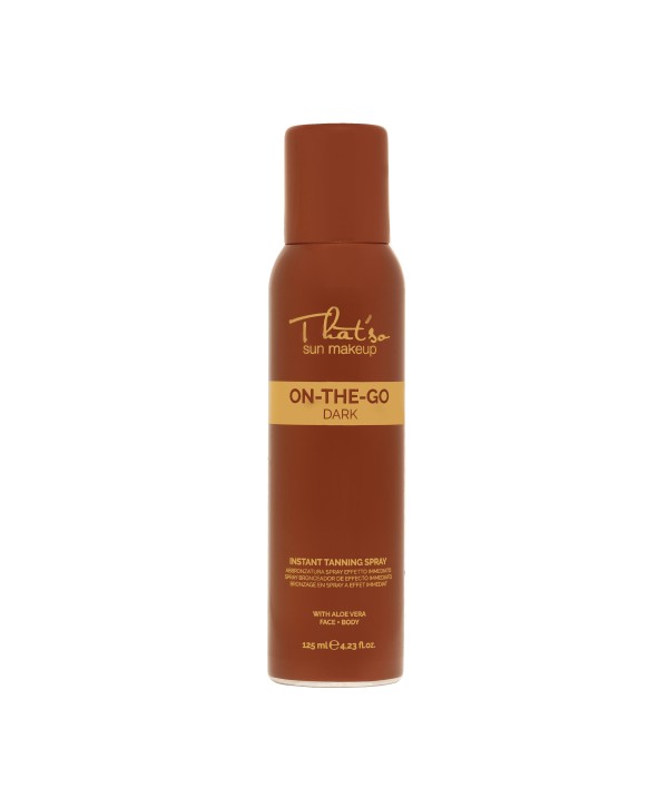 ON THE GO DARK Instant Face Tanning Spray - Quick Dark Tan for a Radiant Glow