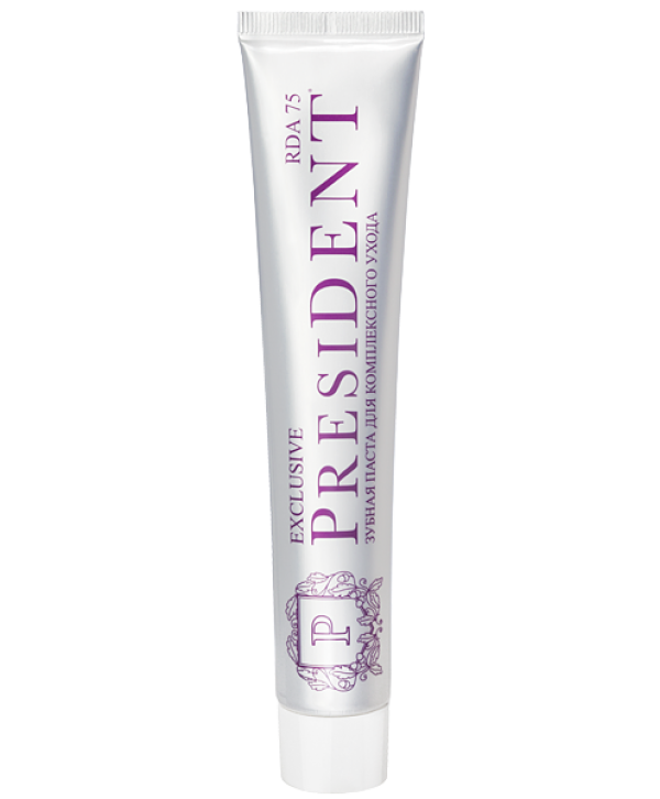 President Exclusive Toothpaste 75ml - Superior Whitening & Protection