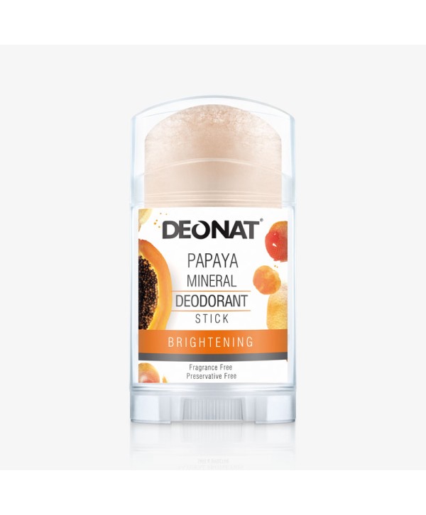 Deonat Papaya Mineral Deodorant - 100g | Natural Long-Lasting Protection