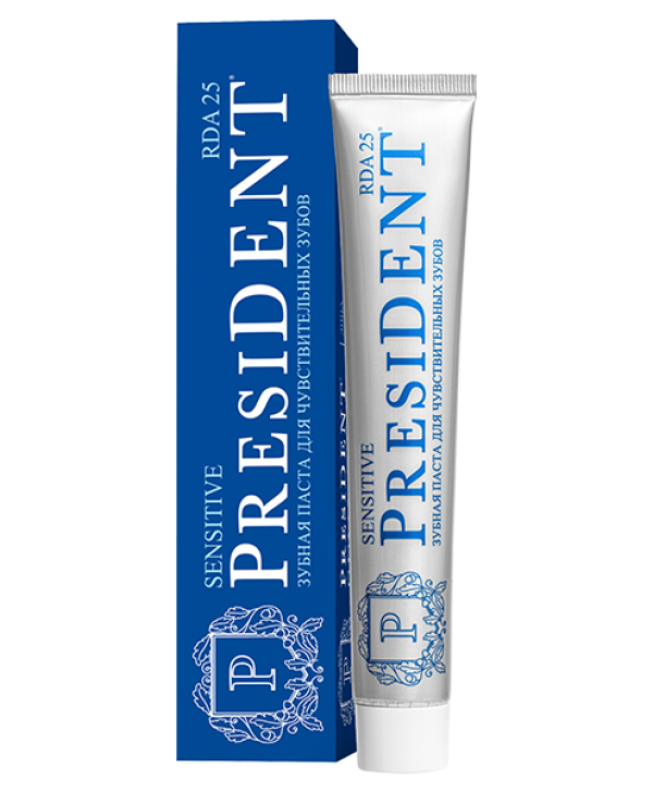 President Sensitive Toothpaste 75ml - Effective Protection for Sensitive Teeth