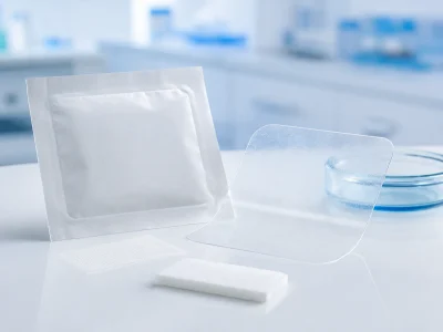 sterile medical supplies in soft lighting